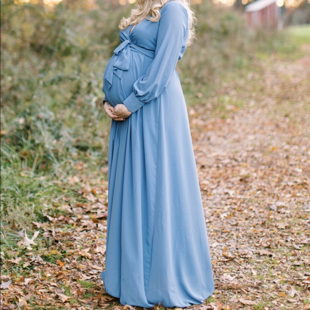 Baltic Born Lydia Slate Blue Dress